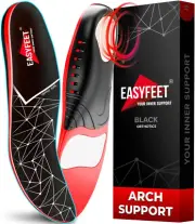 Premium Anti-Fatigue Shoe High Arch Support Insoles Men Women - Plantar Fasciiti