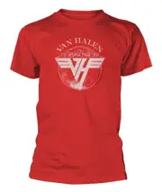 Van Halen 1979 Tour Red T-Shirt NEW OFFICIAL