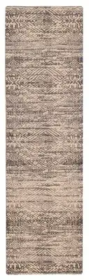 Vintage Hand-knotted Runner Rug 2'6" x 8'10" Traditional Wool Carpet