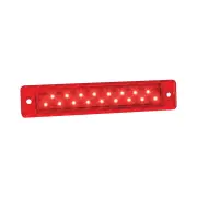 LED Autolamps Stop Tail Light Red Lens 17 LED Lamp 12 Volt Single Bulk