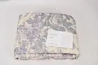NEW Pottery Barn 2 in 1 Pole Top Curtain 50x96 Sorrel Toile Blue Light Filtering