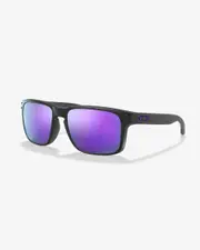 [Oakley] Oakley Men's Holbrook Sunglasses in Matte Black/Prizm Violet One Size Matte Black/Prizm Violet