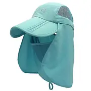 360UV Sun Protection with UPF 50+ Neck & Face Flap Sun Protection Hats for Men & Women Wide Brim Foldable Packable for Fishing Climbing Hiking