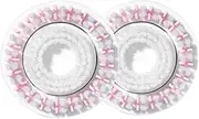 Clarisonic New whitening Facial Cleansing Brush Head Replacement | Compatible with Mia 1, Mia 2, Mia Fit, Alpha Fit,| Same as The Pictures (2Count)
