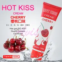 在飛比找PChome24h購物優惠-HOT KISS 櫻桃口味 激情潤滑液 100ml