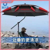 在飛比找樂天市場購物網優惠-戶外遮陽傘 萬向調節傘 釣魚遮陽傘 露營傘 沙灘傘 釣魚傘萬