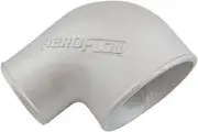 Aeroflow 3" to 2" 90 Deg Turbo Elbow Tight Radius Cast Aluminium - AF8803-300-200