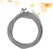 BIUDECO Set of 5 Stainless Steel Bass Strings Bass Guitar Strings Ideal Replacement Suitable for All Levels