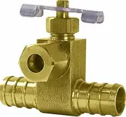 Viega PureFlow Zero Lead Ice Maker Valve Kit 1/2-Inch by 1/8-Inch Crimp x CTS, 46322