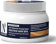 NutriGlow Protein Hair Spa With Rice Proteins for Hair Thickening & Damage Repair 300gm