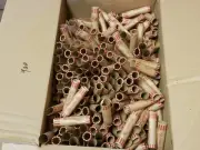 1000 N.F. String Paper Penny Wrappers. Pre-Crimped End Shotgun Rolls. 50 Cents