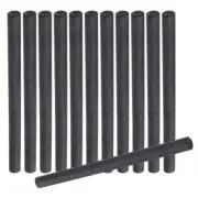 12 Pcs Electrode Carbon Medium Firm Graphite Stick Casting Die Crucible Kit