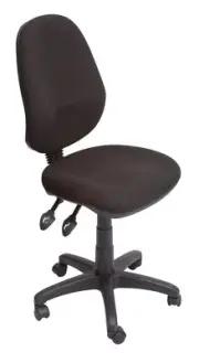 New Rapidline Office Chair Commercial Grade Ergonomic High Back 3 Lever Black EC