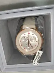 New Women's 2017 Michele Taupe Cape 16RTP Watch #MWW27C00011 *READ