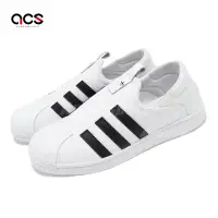 在飛比找Yahoo奇摩購物中心優惠-adidas 懶人鞋 Superstar Slip ON W