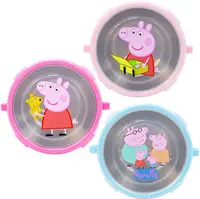 在飛比找樂天市場購物網優惠-正版授權~幼兒園三色碗 (角落生物、佩佩豬)