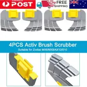 4Pcs Pool Cleaners Activ Brush Scrubber For Zodiac MX6 MX8 AX10 AstralPool S10