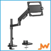 Brateck Pole-Mounted Gas Spring Monitor Arm 17"-49" - Black