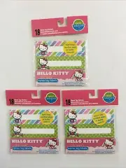 Lot Hello Kitty Name Tag Labels Stickers Index Badge Multi Use Removable