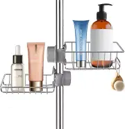 Sink Caddy, Shower Caddy Stainless Steel Bathroom Accessories Organiser, Include