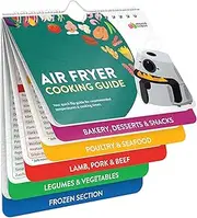 Air Fryer Cheat Sheet Magnets Cooking Guide Booklet - Air Fryer Cookbooks - Air Fryer Liners - Air Fryers Kitchen Gifts Gadgets 2024 - Air Fryer Accessories - Air Fryer Cooking Guide Airfryer Liners
