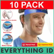 SAFETY FULL FACE SHIELD MASK COVER PROTECTION ANTI-FOG CLEAR PROTECTIVE VISOR