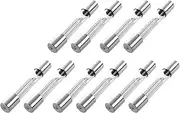 Mellisso 10 x 0.65A 5KV 6mm x 40mm Axial Glass Fuse Tubes for Miniwave Oven