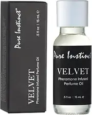 Pure Instinct VELVET The Original Pheromone Infused Essential Oil Perfume Cologne - For Him Men - TSA Ready