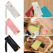 Paper Cutter 12 Inch A4 Paper Trimmer with Side Ruler Portable Straight Blk'
