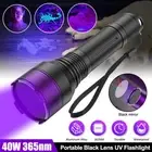 UV Utraviolet Light 40W quad-core LED Flashlight 365nm Blacklight Inspect Torch