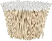 Long Cotton Swabs 1000 Count - Extra Long Cotton Buds, Cotton Swabs with Wooden Sticks - Cotton Swabs for Makeup Ears Pets Care Gun Cleaning - Biodegradable Swabsticks