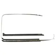 Vw Bug Door Rubber F/Roll Up Window Glass, 7 Clip Scraper Seal. 1965-6/1968