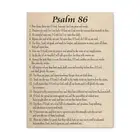Psalm 86 Praying in Difficult Times Bible Chapter Canvas Christ