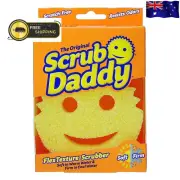 Scrub Daddy Flex Texture Cleaning Sponge Original Yellow-4 1/8 inches-Au Kitchen