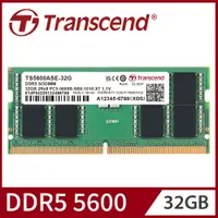 在飛比找PChome24h購物優惠-Transcend 創見 TSRam DDR5 5600 3