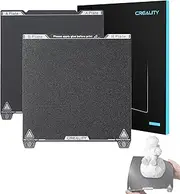 Creality K1 Double-sided Printing Platform 235*235mm (Black Textured PEI and Texture Sticker), Magnetic Flexible Steel Plate/3D Printer Platform for Ender-3 S1/S1Pro/Ender-3/3 Pro/3S/3 V2/5/5 Pro/5 S1