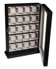 Quality Watch Jewelry Display Storage Holder Case Glass Box Organizer Gift twe