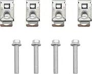 Exhaust Manifold Flange Bolts U Nuts Kit 03442 Fit for Dodge Durango Dakota Ram for Jeep Wrangler Liberty Grand Cherokee for Chrysler Aspen
