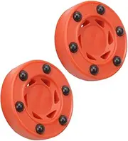KICHOUSE Professional Hockey Puck Rollerball for Street Hockey PVC Lightweight Molded for Uniformity Flatness Smoothness