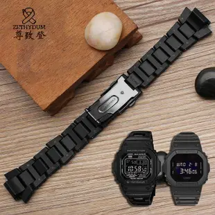 【熱賣精選】錶帶 手錶配件適配卡西歐G-SHOCK男GW-M5610-1/M5610BC-2/1B/7/S5600塑鋼手