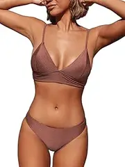 [CUPSHE] Women's Bikini Triangle Sexy Lace Up Two Piece Bathing Suit