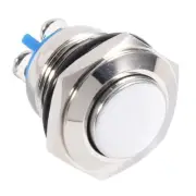 Push Button Switch Momentary Nickel-Plated Brass Screw Terminal Equipment