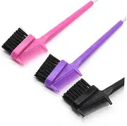 ELAYARD 6Pcs Double Sided Brow Brush and Eyebrow Comb for Makeup Application Portable Hair Dye Tools for Women for Creating Eyebrow Shapes