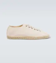 [Lemaire] Lemaire Linoleum canvas espadrilles AU 7 white