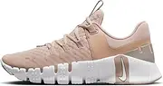 [Nike] Women's W Free Metcon 5 Low, Pink Oxford White Diffused Taupe, 11 US