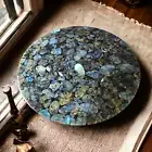 36" Labradorite Round Dining Table Top, Centre Table, Coffee Table, Side Table.