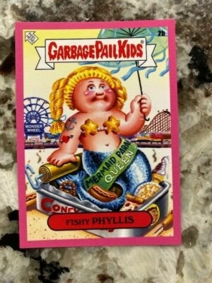 2019 TOPPS ON-DEMAND GPK x NYC TAKEOVER PINK PARALLEL CARD FISHY PHYLLIS #2b
