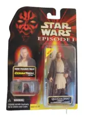 New Star Wars Episode I Collection I Obi-Wan Kenobi Figurine With Commtech Chip