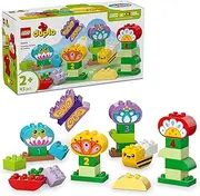[LEGO] DUPLO Creative Garden & Flowers Building Set, Kids Stacking Toy for 2+ Year Old Boys & Girls, Building Blocks for Baby with 3 Animal Figures, Educational Montessori Toy for Toddlers 10444