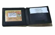 MEN'S GENUINE LEATHER WALLET WITH 12 CARDS BLACK (WE-91)